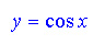 formula у=cos x
